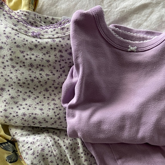 Set of 4 Gap Girls long sleeve organic cotton pajamas - Picture 3 of 8